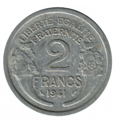 2 Francs Morlon Aluminium Etat Français