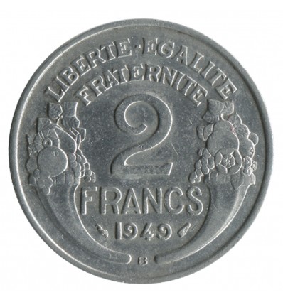 2 Francs Morlon Aluminium Quatrième République