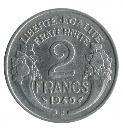 2 Francs Morlon Aluminium Quatrième République