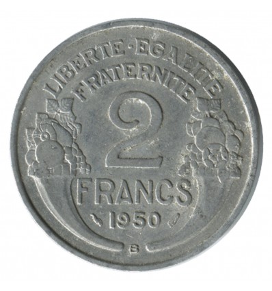 2 Francs Morlon Aluminium Quatrième République