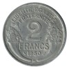 2 Francs Morlon Aluminium Quatrième République