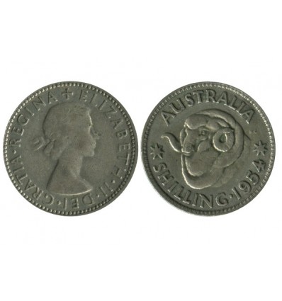1 Shilling Elisabeth II Australie Argent