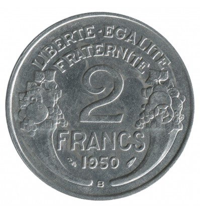 2 Francs Morlon Aluminium Quatrième République