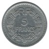 5 Francs Lavrillier Aluminium Gouvernement Provisoire