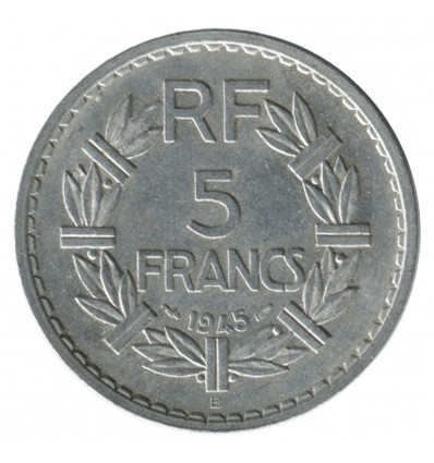 5 Francs Lavrillier Aluminium Gouvernement Provisoire