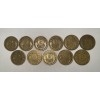Série Complète 2 Francs Morlon Bronze Aluminium 1931 à 1941