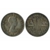 3 Pence Elisabeth II Australie Argent