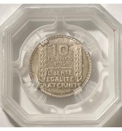 10 Francs Turin Argent 1932 - GENI MS64