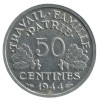 50 Centimes Bazor Aluminium Etat Français