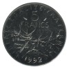 5 Francs Semeuse Nickel