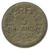 5 Francs Lavrillier Bronze Aluminium Troisième République