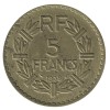 5 Francs Lavrillier Bronze Aluminium Troisième République