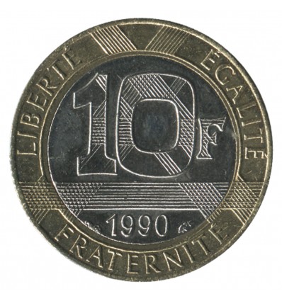 10 Francs R.F. Génie de la Bastille