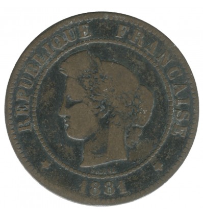 5 Centimes Cérès Troisième République