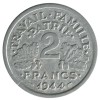 2 Francs Bazor Aluminium Etat Français