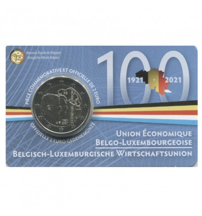 2 Euros Commémorative Belgique 2021