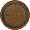 Médaille Prise d'Alger par le Comte de Bourmont le 5 Juillet 1830 - Algérie