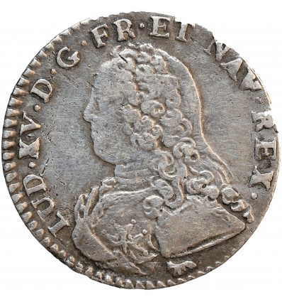 1/10 Ecu aux Lauriers - Louis XV
