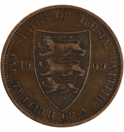1/12 Shilling Edouard VII - Jersey