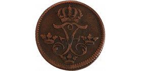 Avers : monogramme de Frédéric Ier entouré par quatre couronnes