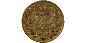 20 Francs Louis XVIII - Buste Nu