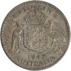 1 Florin Georges VI - Australie Argent
