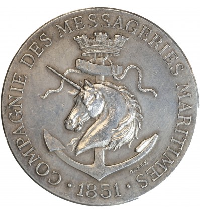 Médaille en Argent Compagnie des Messageries Maritimes