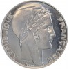 Essai de 20 Francs Turin en Aluminium Tranche Lisse