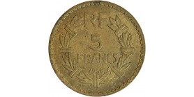 5 Francs Lavrillier Bronze Aluminium Troisième République