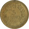 5 Francs Lavrillier Bronze Aluminium Troisième République