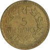 5 Francs Lavrillier Bronze Aluminium Troisième République