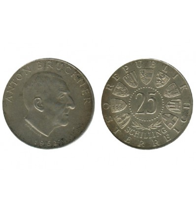 25 Schilling Autriche Argent