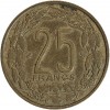 25 Francs Etats de l'Afrique Equatoriale