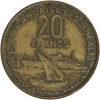 20 Francs Côte Française des Somalis