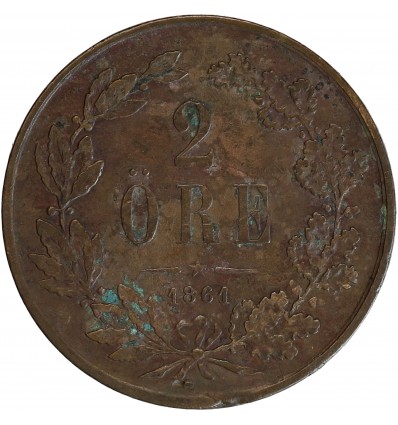 2 Ore Charles XV - Suède