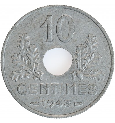 10 Centimes Etat Français Grand Module