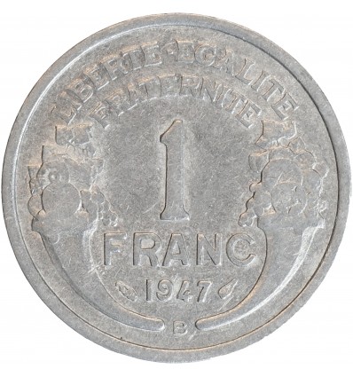 1 Franc Morlon Aluminium Quatrième République