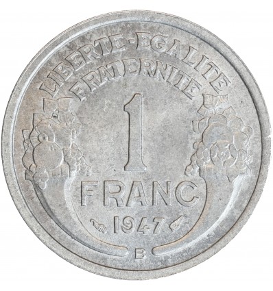 1 Franc Morlon Aluminium Quatrième République