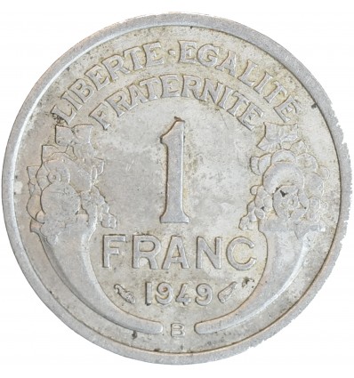 1 Franc Morlon Aluminium Quatrième République