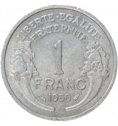 1 Franc Morlon Aluminium Quatrième République