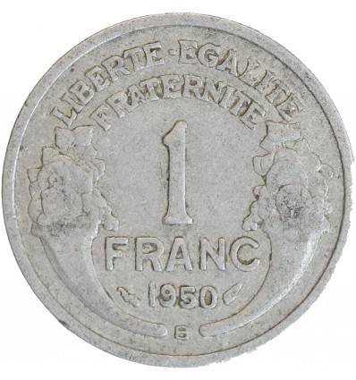 1 Franc Morlon Aluminium Quatrième République