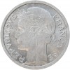 1 Franc Morlon Aluminium Quatrième République