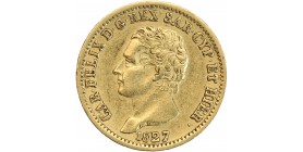 20 Lires Charles Félix - Italie Sardaigne