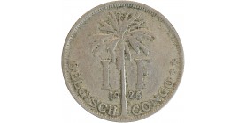 1 Franc Albert Ier Légende Flamande - Congo Belge