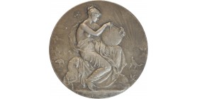 Médaille en bronze argenté Offert par M.L. Proust Député