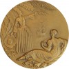 Médaille en bronze Compagnie Générale Transatlantique "Antilles"