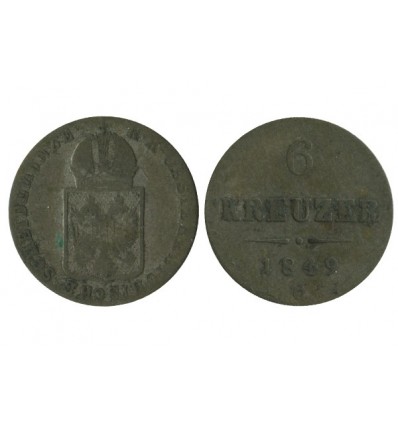 6 Kreuzer Autriche Argent