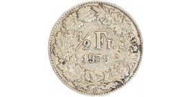 1/2 Franc - Suisse Argent Confederation
