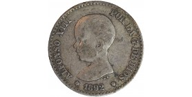 50 Centimos Alphonse XIII - Espagne Argent
