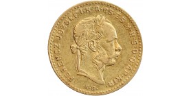 4 Forint - 10 Francs François Joseph Ier - Hongrie